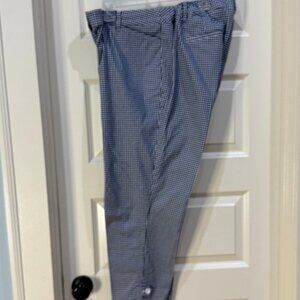 Talbots Perfect Crop - Blue Gingham - 14W